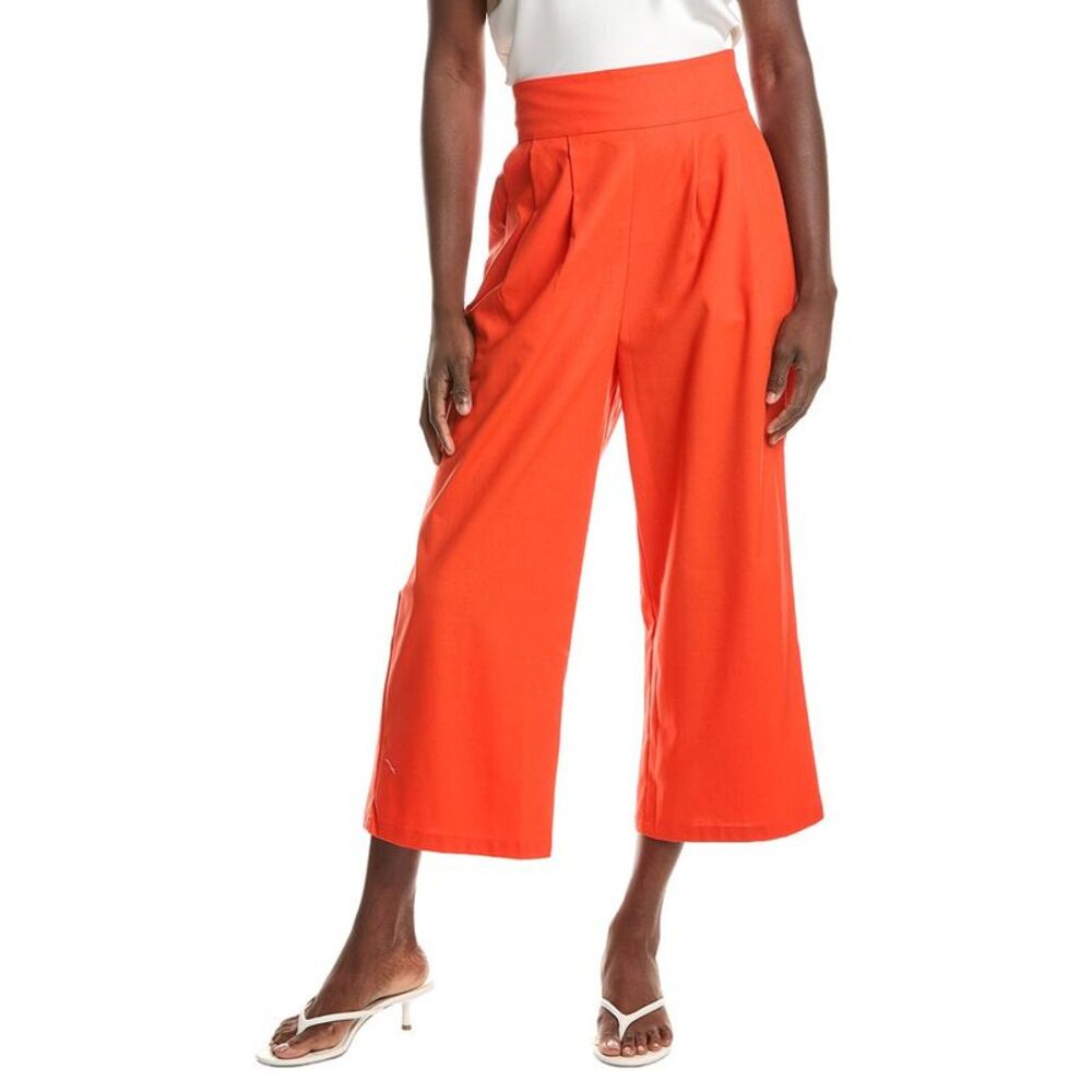Reveriee Womens  Linen-Blend Pant